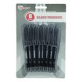 Diamond Visions Max Force Black Felt Tip Permanent Marker 8 pk, 8PK 01-0924